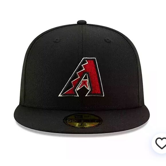 New Era Arizona Diamondbacks 25th Anniversary 59FIFTY Fitted Hat BLK 7 1/8 NWT - Picture 2 of 11